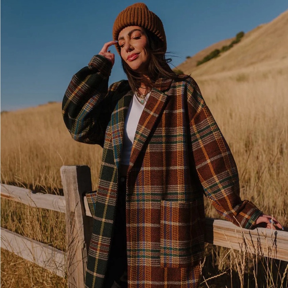 Dressed In Lala Scorpio 2.0 Half+Half Oversized Coat L/XL